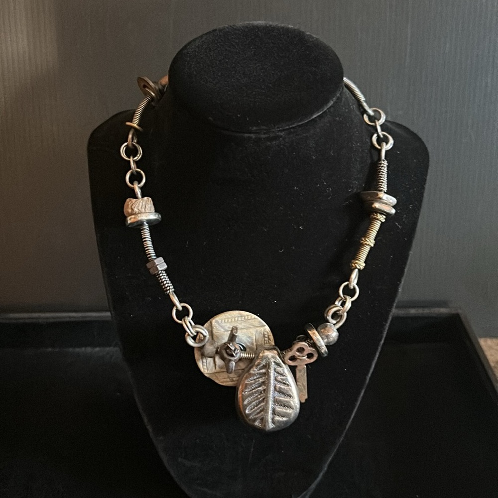 Artisan Mixed Metal Necklace